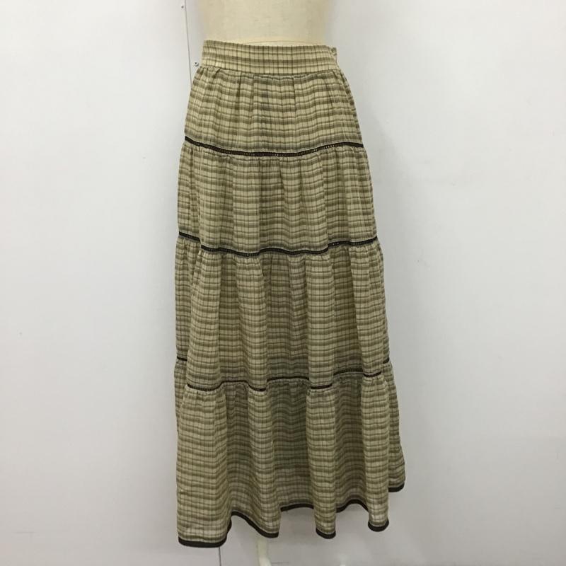 古着 USED スカート ロングスカート ロング チェック マルチカラー / マルチカラー /  レディース USED 古着 中古 10104164