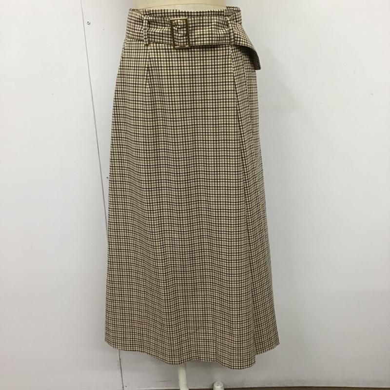 オペークドットクリップ OPAQUE.CLIP スカート ロングスカート M チェック マルチカラー / マルチカラー /  レディース USED 古着 中古 10104165