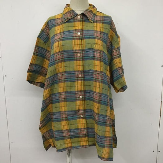 クリスチャンディオール Christian Dior シャツ、ブラウス 半袖 チェックシャツ M チェック マルチカラー / マルチカラー /  レディース USED 古着 中古 10104167