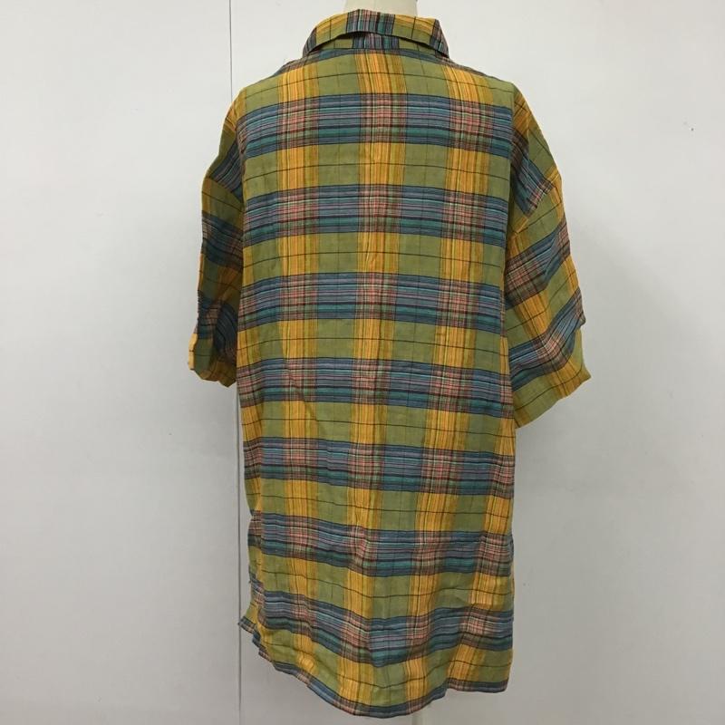 クリスチャンディオール Christian Dior シャツ、ブラウス 半袖 チェックシャツ M チェック マルチカラー / マルチカラー /  レディース USED 古着 中古 10104167