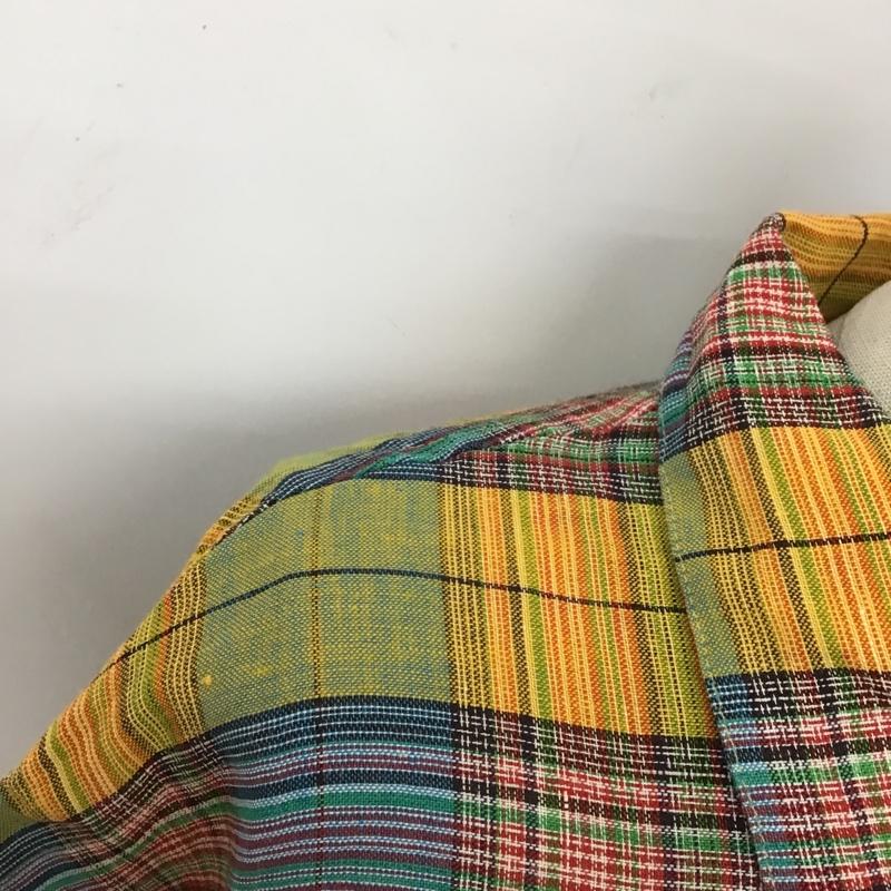 クリスチャンディオール Christian Dior シャツ、ブラウス 半袖 チェックシャツ M チェック マルチカラー / マルチカラー /  レディース USED 古着 中古 10104167