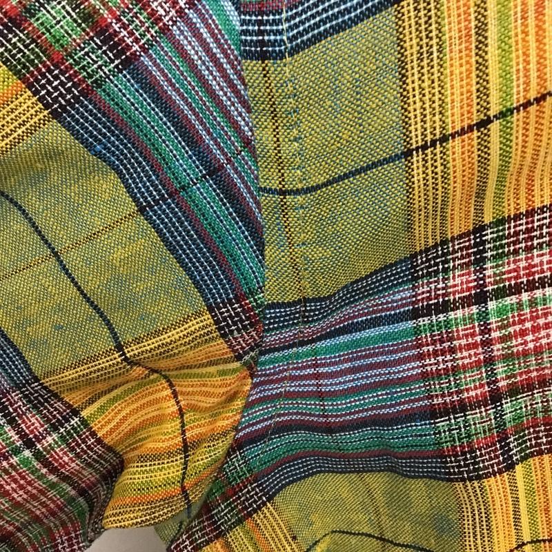 クリスチャンディオール Christian Dior シャツ、ブラウス 半袖 チェックシャツ M チェック マルチカラー / マルチカラー /  レディース USED 古着 中古 10104167
