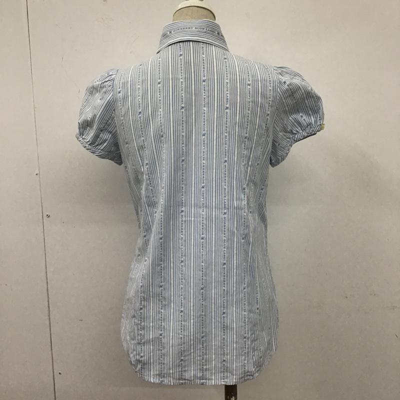 バーバリーブルーレーベル BURBERRY BLUE LABEL シャツ、ブラウス 半袖 36 ストライプ マルチカラー / マルチカラー /  レディース USED 古着 中古 10104170