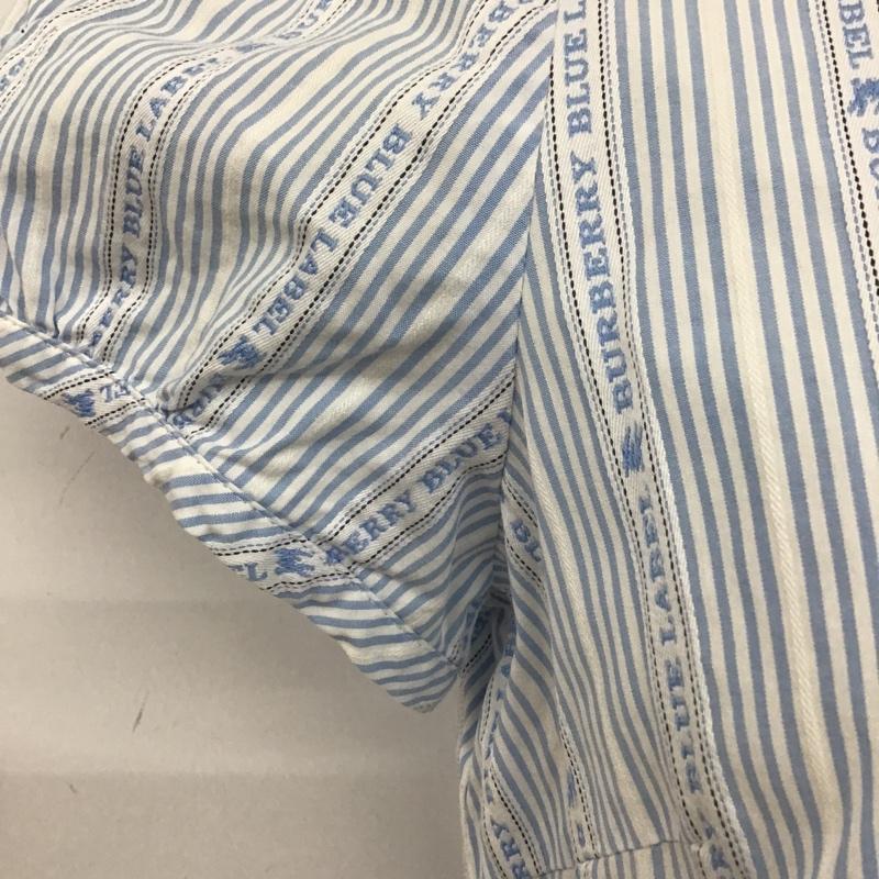 バーバリーブルーレーベル BURBERRY BLUE LABEL シャツ、ブラウス 半袖 36 ストライプ マルチカラー / マルチカラー /  レディース USED 古着 中古 10104170