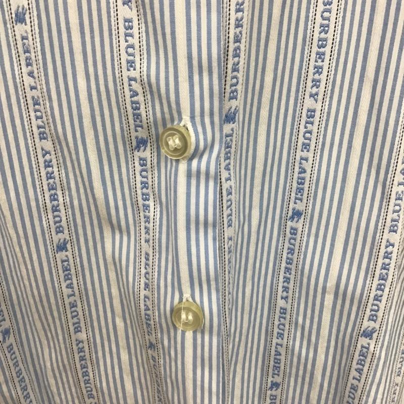 バーバリーブルーレーベル BURBERRY BLUE LABEL シャツ、ブラウス 半袖 36 ストライプ マルチカラー / マルチカラー /  レディース USED 古着 中古 10104170