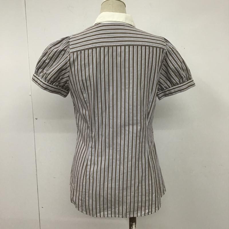 バーバリーブルーレーベル BURBERRY BLUE LABEL シャツ、ブラウス 半袖 38 ストライプ マルチカラー / マルチカラー /  レディース USED 古着 中古 10104171