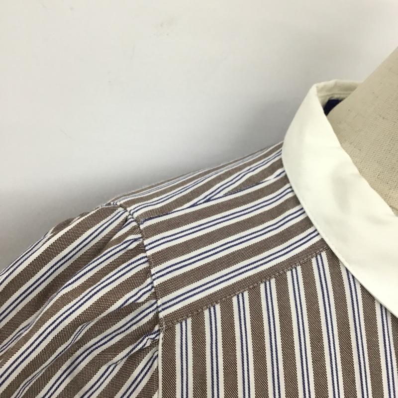 バーバリーブルーレーベル BURBERRY BLUE LABEL シャツ、ブラウス 半袖 38 ストライプ マルチカラー / マルチカラー /  レディース USED 古着 中古 10104171