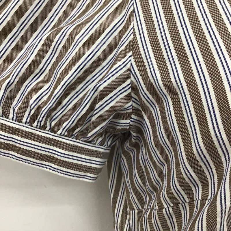 バーバリーブルーレーベル BURBERRY BLUE LABEL シャツ、ブラウス 半袖 38 ストライプ マルチカラー / マルチカラー /  レディース USED 古着 中古 10104171