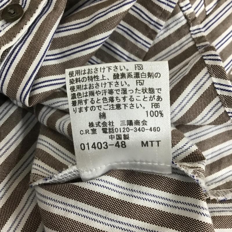 バーバリーブルーレーベル BURBERRY BLUE LABEL シャツ、ブラウス 半袖 38 ストライプ マルチカラー / マルチカラー /  レディース USED 古着 中古 10104171