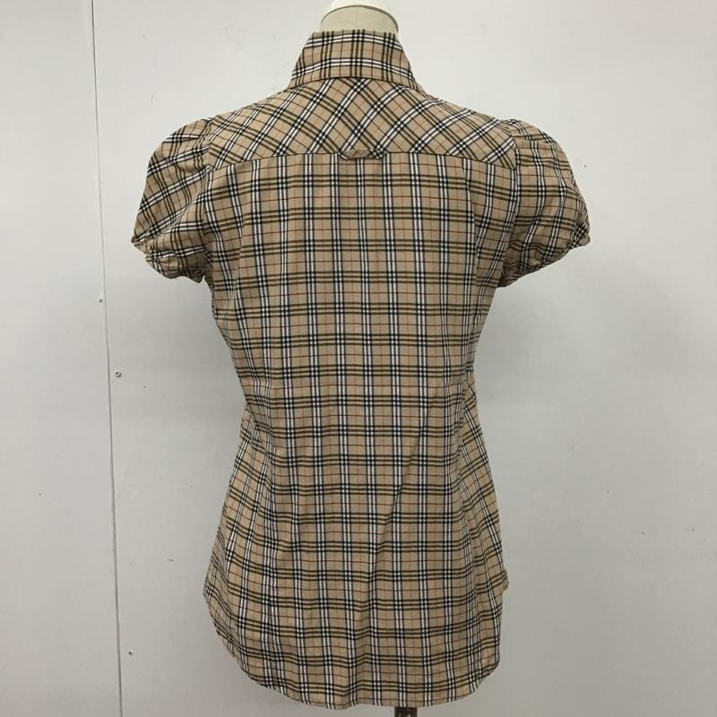 バーバリーブルーレーベル BURBERRY BLUE LABEL シャツ、ブラウス 半袖 チェックシャツ 38 チェック マルチカラー / マルチカラー /  レディース USED 古着 中古 10104172
