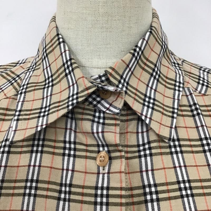 バーバリーブルーレーベル BURBERRY BLUE LABEL シャツ、ブラウス 半袖 チェックシャツ 38 チェック マルチカラー / マルチカラー /  レディース USED 古着 中古 10104172