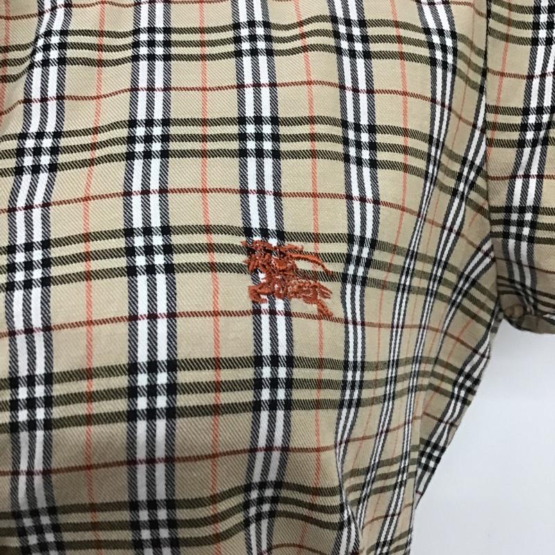 バーバリーブルーレーベル BURBERRY BLUE LABEL シャツ、ブラウス 半袖 チェックシャツ 38 チェック マルチカラー / マルチカラー /  レディース USED 古着 中古 10104172