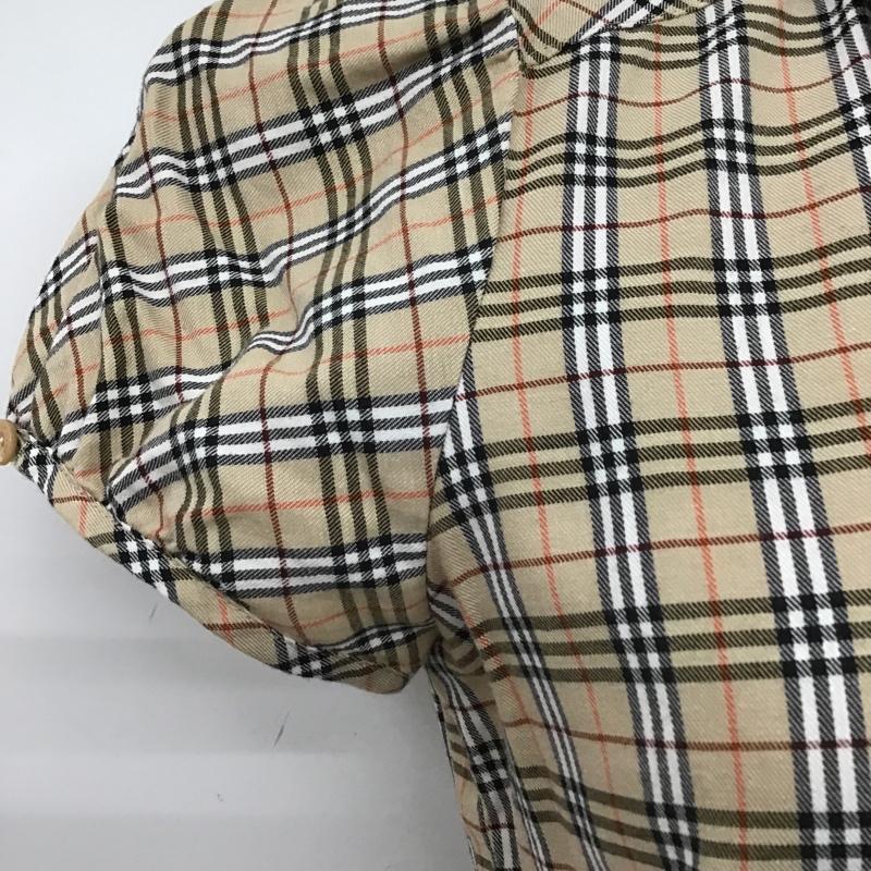 バーバリーブルーレーベル BURBERRY BLUE LABEL シャツ、ブラウス 半袖 チェックシャツ 38 チェック マルチカラー / マルチカラー /  レディース USED 古着 中古 10104172