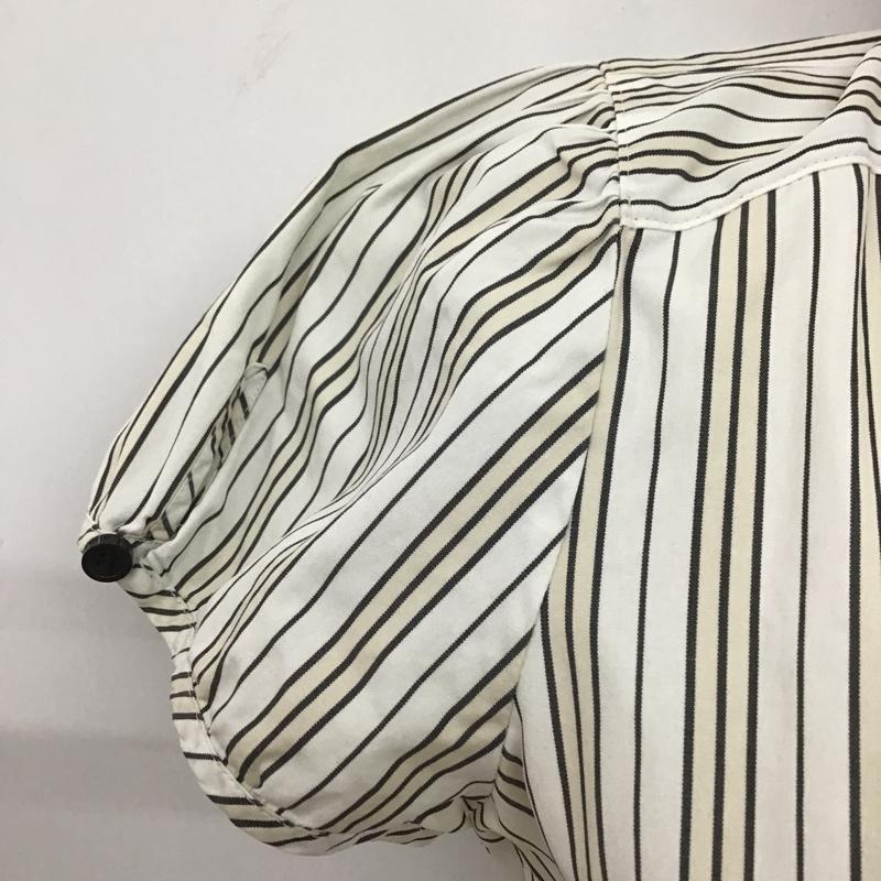 バーバリーブルーレーベル BURBERRY BLUE LABEL シャツ、ブラウス 半袖 38 ストライプ マルチカラー / マルチカラー /  レディース USED 古着 中古 10104173