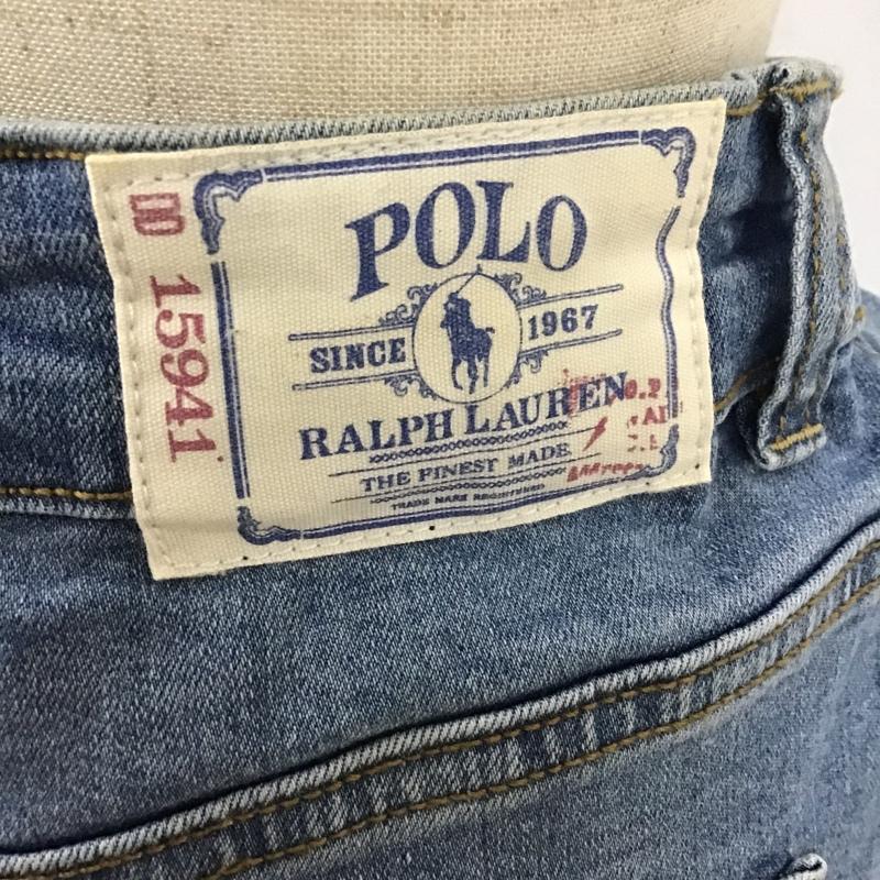 ラルフローレン RALPHLAUREN スカート ひざ丈スカート 26インチ 無地 インディゴ / インディゴ /  レディース USED 古着 中古 10104174
