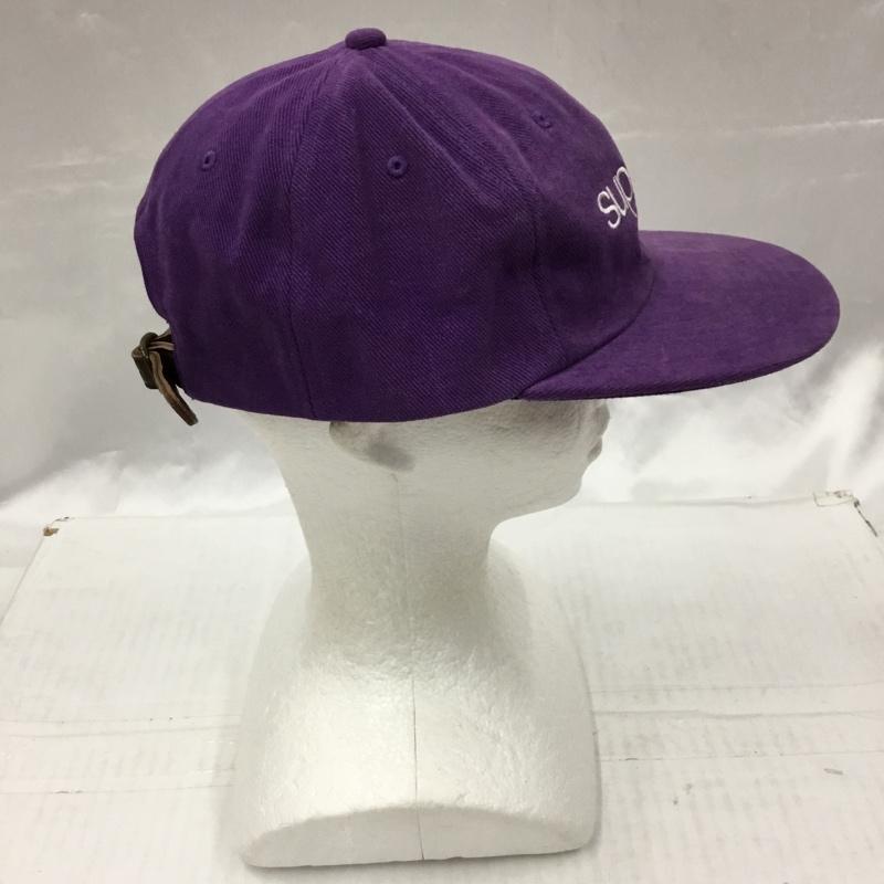 シュプリーム Supreme 帽子 キャップ コーデュロイ 6パネル ロゴ、文字 紫 / パープル /  メンズ USED 古着 中古 10104178