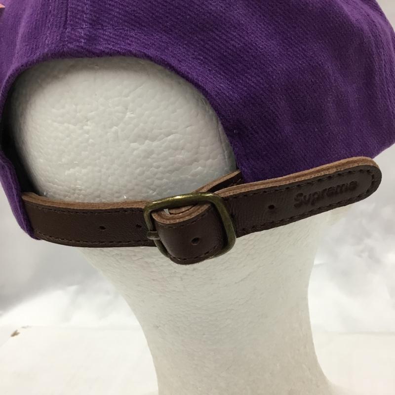 シュプリーム Supreme 帽子 キャップ コーデュロイ 6パネル ロゴ、文字 紫 / パープル /  メンズ USED 古着 中古 10104178