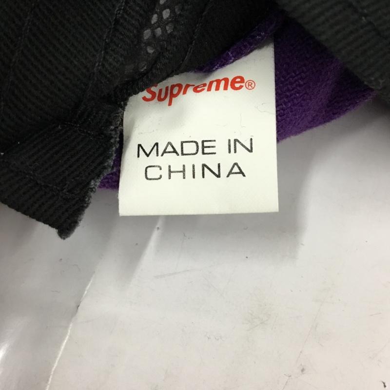 シュプリーム Supreme 帽子 キャップ コーデュロイ 6パネル ロゴ、文字 紫 / パープル /  メンズ USED 古着 中古 10104178