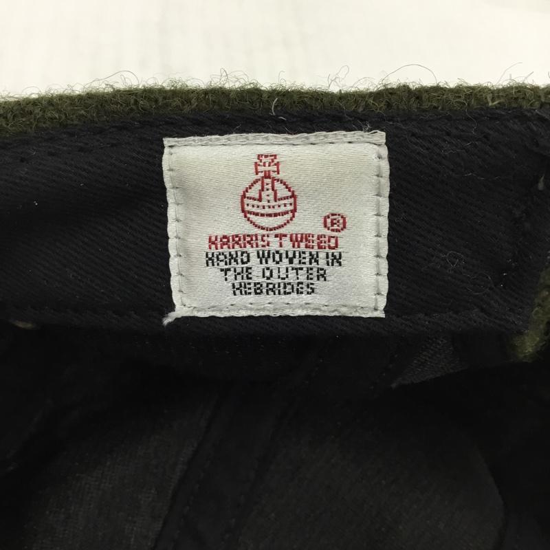 シュプリーム Supreme 帽子 キャップ HARRIS TWEED ハリスツイード キャンプキャップ ロゴ、文字 カーキ / カーキ /  メンズ USED 古着 中古 10104181