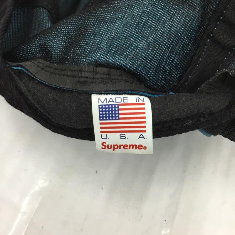 シュプリーム Supreme 帽子 キャップ スエード ボックスロゴ キャンプキャップ ロゴ、文字 水色 / ライトブルー /  メンズ USED 古着 中古 10104187