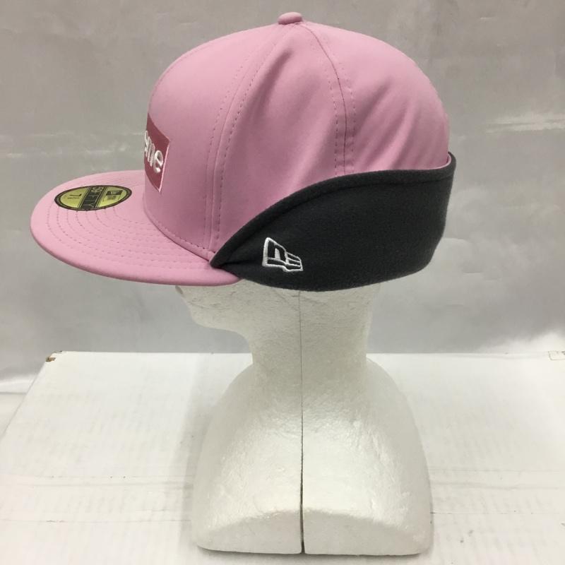 シュプリーム Supreme 帽子 キャップ 20FW WINDSTOPPER NEW ERA 耳当て ロゴ、文字 桃 / ピンク /  メンズ USED 古着 中古 10104190