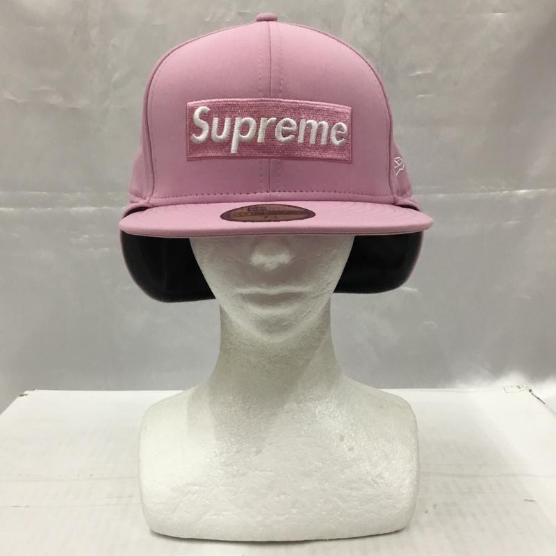 シュプリーム Supreme 帽子 キャップ 20FW WINDSTOPPER NEW ERA 耳当て ロゴ、文字 桃 / ピンク /  メンズ USED 古着 中古 10104190