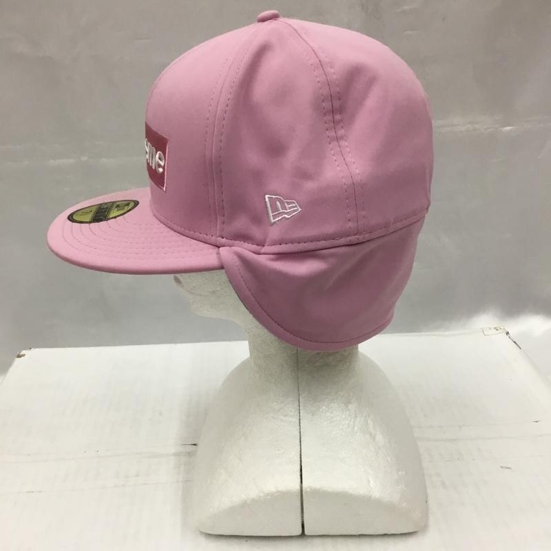 シュプリーム Supreme 帽子 キャップ 20FW WINDSTOPPER NEW ERA 耳当て ロゴ、文字 桃 / ピンク /  メンズ USED 古着 中古 10104190