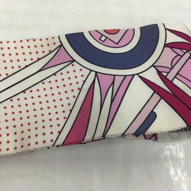 エルメス HERMES ファッション小物 スカーフ、ポケットチーフ ツイリー タイスカーフ 総柄 マルチカラー / マルチカラー /  レディース USED 古着 中古 10104196