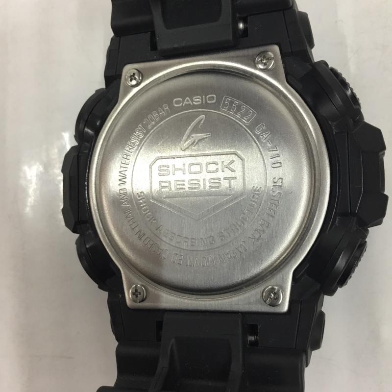 ジーショック G-SHOCK 腕時計 アナログ（クォーツ式） GA-710 ロゴ、文字 黒 / ブラック / X 青 / ブルー /  メンズ USED 古着 中古 10104200