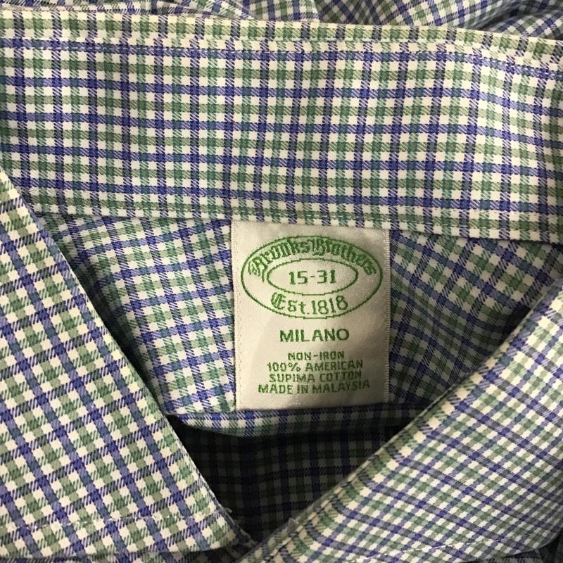 ブルックス ブラザーズ BROOKS BROTHERS シャツ、ブラウス 長袖 チェック マルチカラー / マルチカラー /  メンズ USED 古着 中古 10104216