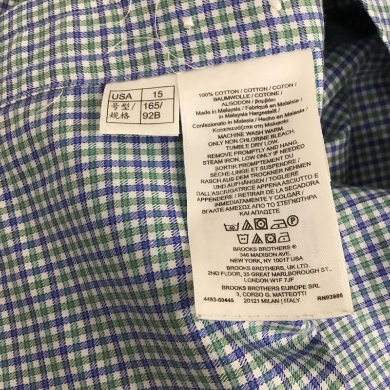 ブルックス ブラザーズ BROOKS BROTHERS シャツ、ブラウス 長袖 チェック マルチカラー / マルチカラー /  メンズ USED 古着 中古 10104216