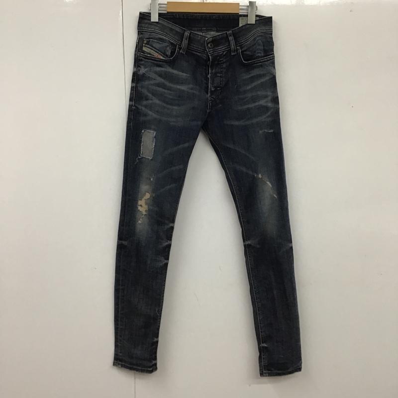 ディーゼル DIESEL パンツ デニム、ジーンズ 27インチ 無地 インディゴ / インディゴ /  メンズ USED 古着 中古 10104225