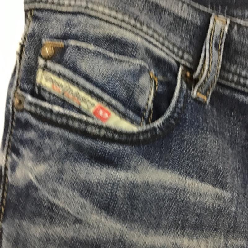 ディーゼル DIESEL パンツ デニム、ジーンズ 27インチ 無地 インディゴ / インディゴ /  メンズ USED 古着 中古 10104225