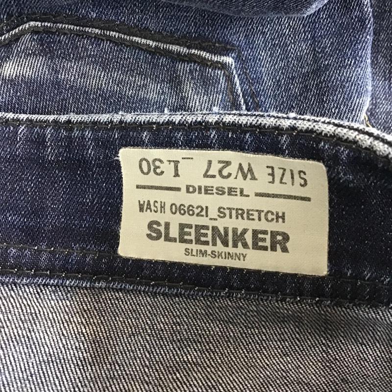 ディーゼル DIESEL パンツ デニム、ジーンズ 27インチ 無地 インディゴ / インディゴ /  メンズ USED 古着 中古 10104225