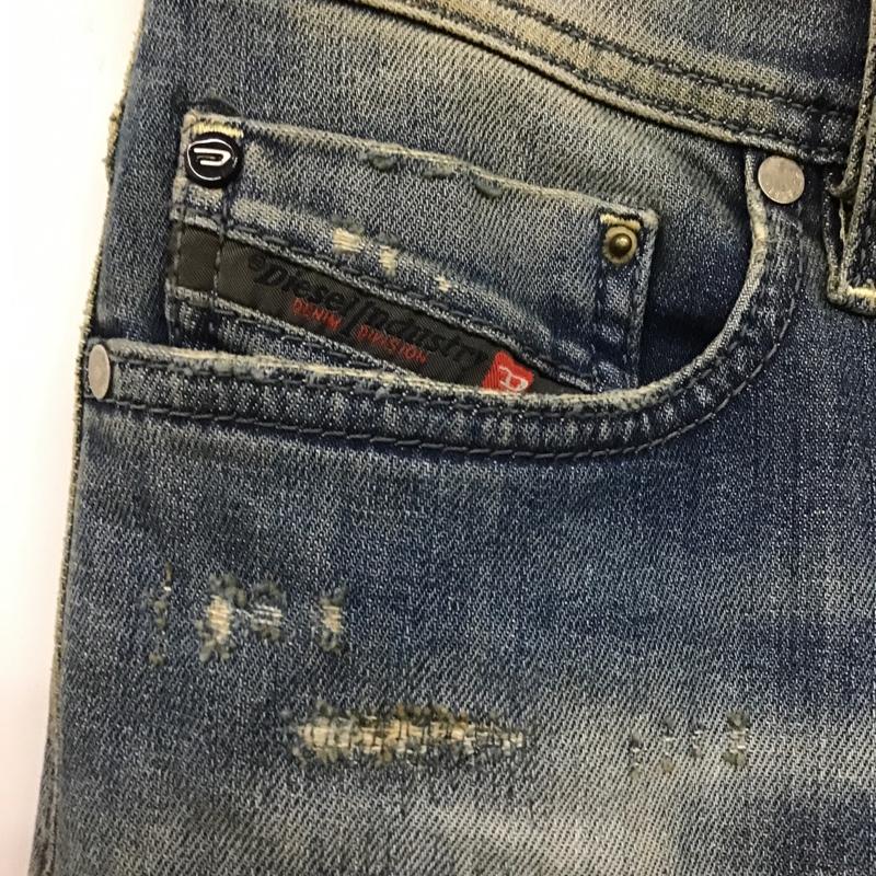 ディーゼル DIESEL パンツ デニム、ジーンズ 27インチ 無地 インディゴ / インディゴ /  メンズ USED 古着 中古 10104226