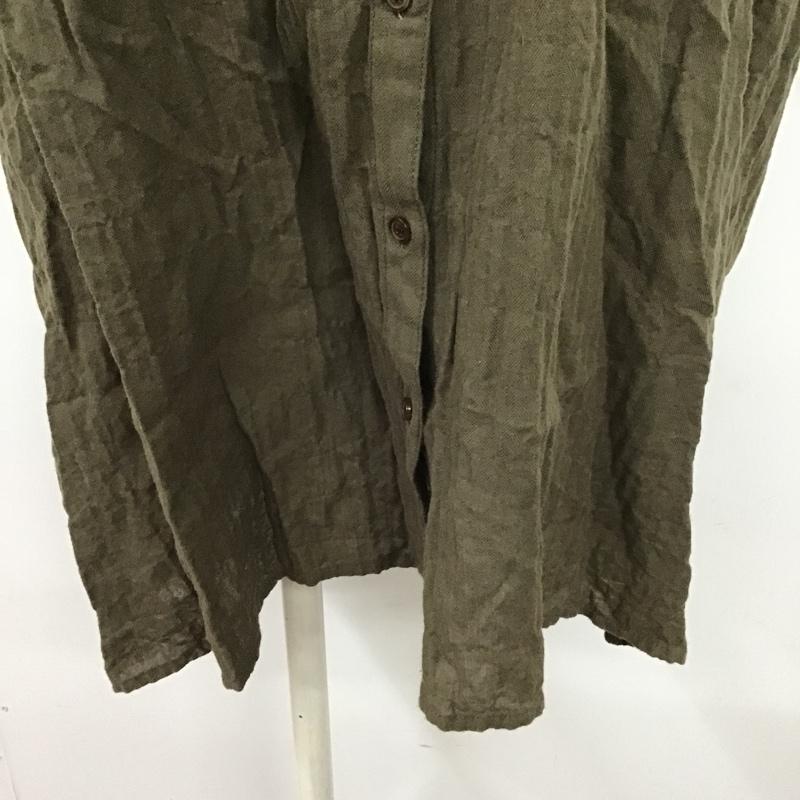 サマンサモスモス Samansa Mos2 ワンピース ひざ丈スカート FREE 無地 茶 / ブラウン /  レディース USED 古着 中古 10104231
