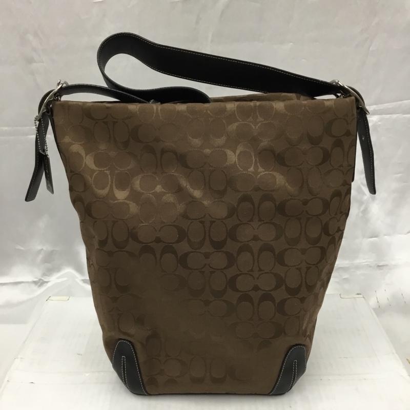 コーチ COACH ショルダーバッグ ショルダーバッグ 6083 シグネチャー 総柄 茶 / ブラウン /  レディース USED 古着 中古 10104234