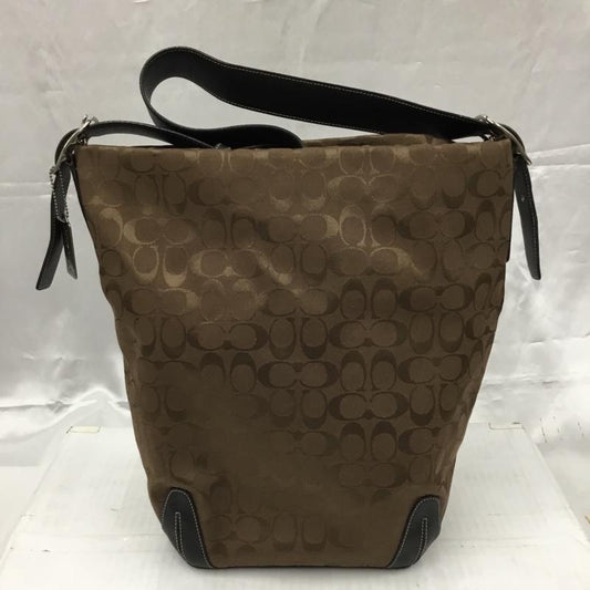 コーチ COACH ショルダーバッグ ショルダーバッグ 6083 シグネチャー 総柄 茶 / ブラウン /  レディース USED 古着 中古 10104234