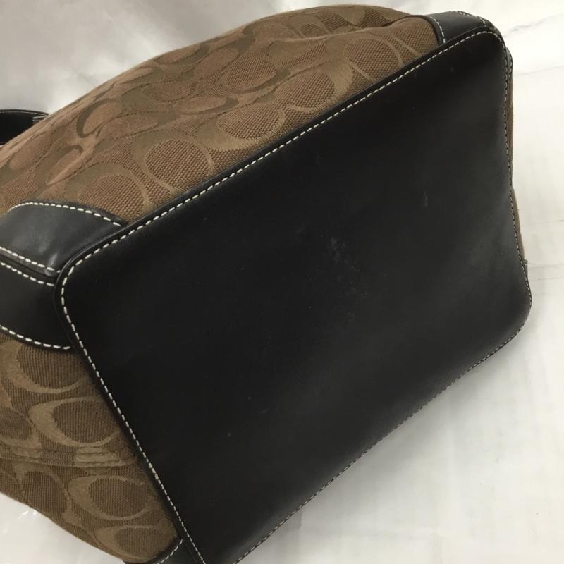 コーチ COACH ショルダーバッグ ショルダーバッグ 6083 シグネチャー 総柄 茶 / ブラウン /  レディース USED 古着 中古 10104234