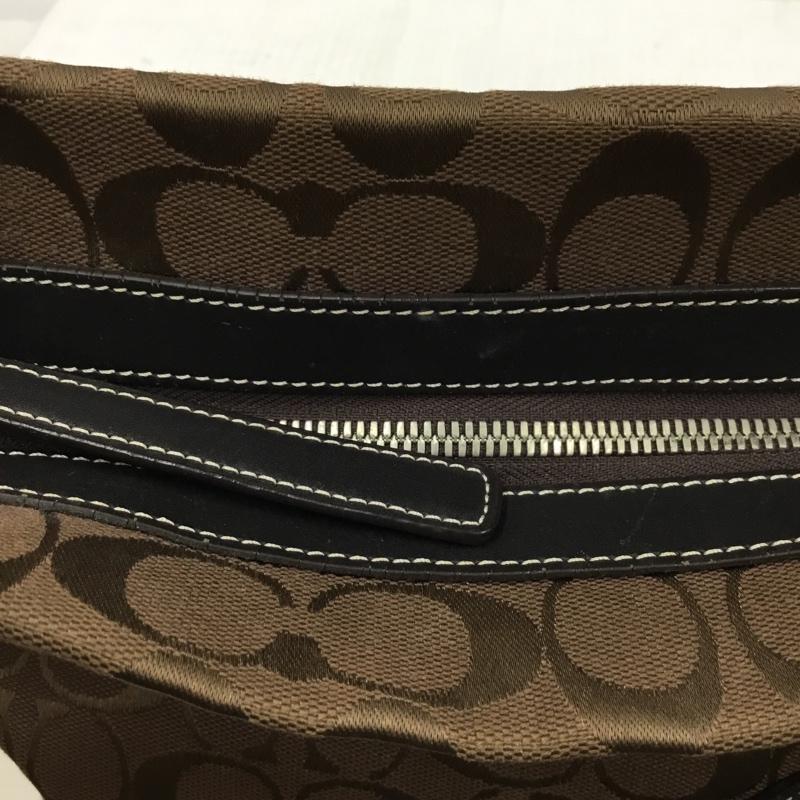 コーチ COACH ショルダーバッグ ショルダーバッグ 6083 シグネチャー 総柄 茶 / ブラウン /  レディース USED 古着 中古 10104234
