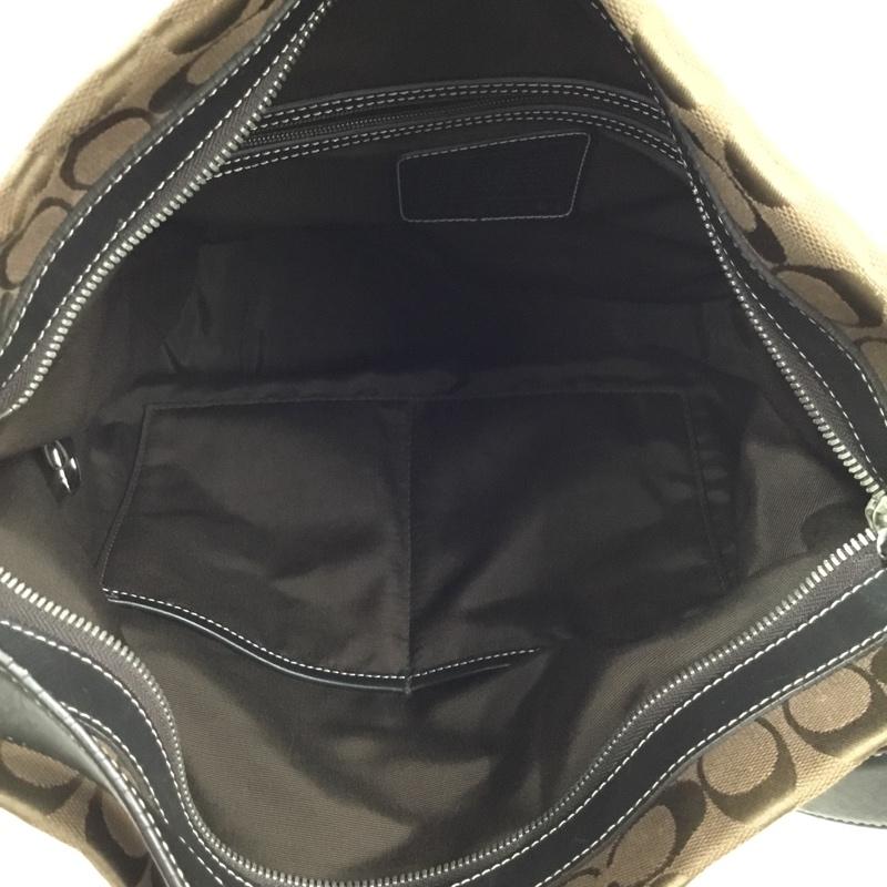 コーチ COACH ショルダーバッグ ショルダーバッグ 6083 シグネチャー 総柄 茶 / ブラウン /  レディース USED 古着 中古 10104234