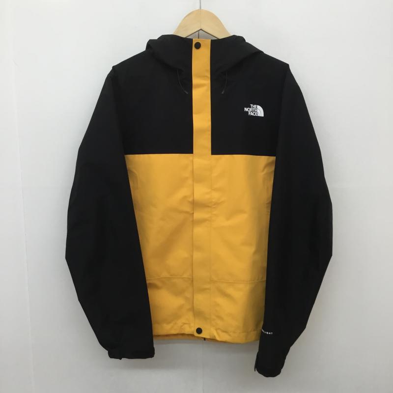 ザノースフェイス THE NORTH FACE ジャケット、上着 ジャケット、ブレザー FL Drizzle Jacket ドリズル ジャケット NP12014 L ロゴ、文字 黒 / ブラック / X 黄 / イエロー /  メンズ USED 古着 中古 10104242