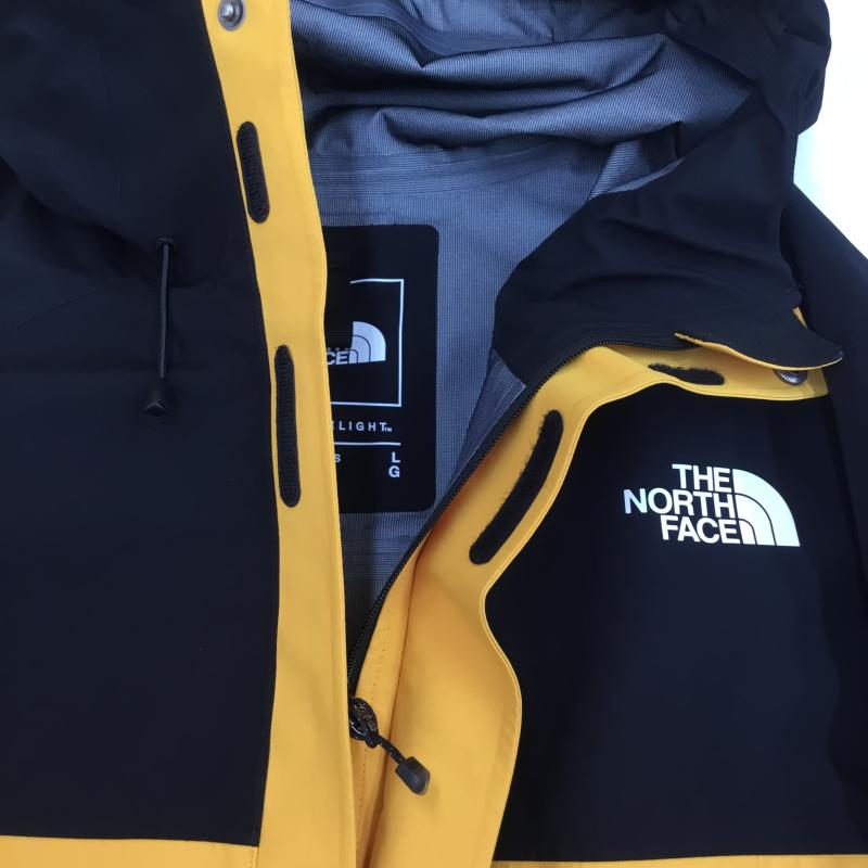ザノースフェイス THE NORTH FACE ジャケット、上着 ジャケット、ブレザー FL Drizzle Jacket ドリズル ジャケット NP12014 L ロゴ、文字 黒 / ブラック / X 黄 / イエロー /  メンズ USED 古着 中古 10104242