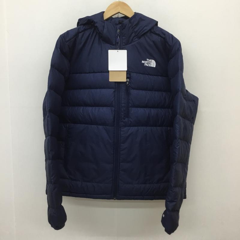 ザノースフェイス THE NORTH FACE ジャケット、上着 ダウンジャケット アコンカグア Aconcagua 2 Hoodie ND52216Z タグ付 L ロゴ、文字 紺 / ネイビー /  メンズ USED 古着 中古 10104248