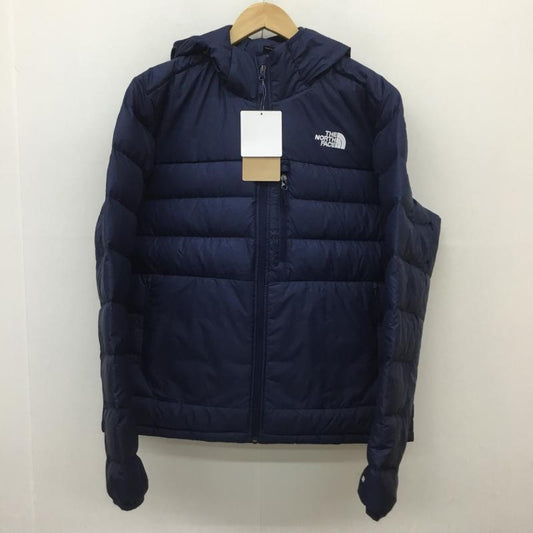 ザノースフェイス THE NORTH FACE ジャケット、上着 ダウンジャケット アコンカグア Aconcagua 2 Hoodie ND52216Z タグ付 L ロゴ、文字 紺 / ネイビー /  メンズ USED 古着 中古 10104248