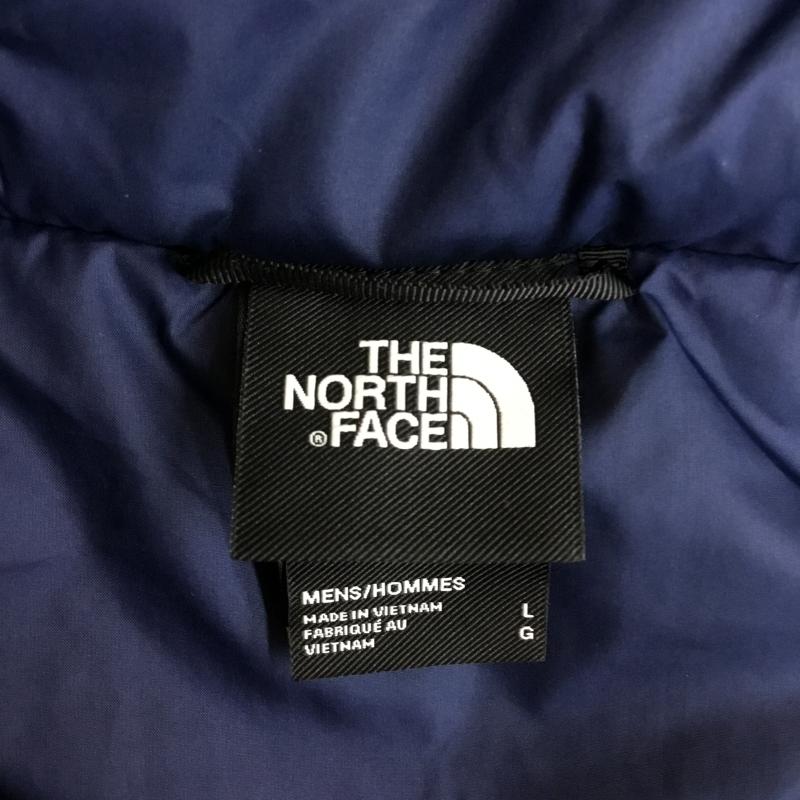 ザノースフェイス THE NORTH FACE ジャケット、上着 ダウンジャケット アコンカグア Aconcagua 2 Hoodie ND52216Z タグ付 L ロゴ、文字 紺 / ネイビー /  メンズ USED 古着 中古 10104248