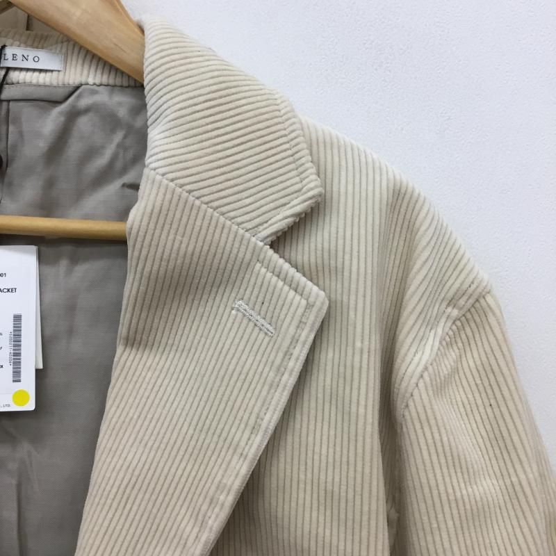 ユーズドクロージング used clothes ジャケット、上着 ジャケット、ブレザー LENO リノ CORDUROY JACKET コーデュロイ ジャケット 3 ベージュ / ベージュ /  メンズ USED 古着 中古 10104251