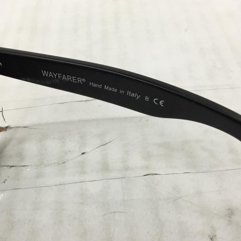 レイバン Ray-Ban めがね・サングラス サングラス RB2140 901S WAYFARER グリーンレンズ ロゴ、文字 黒 / ブラック /  メンズ USED 古着 中古 10104262