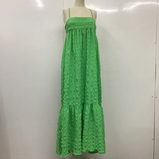 ザラ ZARA ワンピース ロングスカート S 無地 緑 / グリーン /  レディース USED 古着 中古 10104267