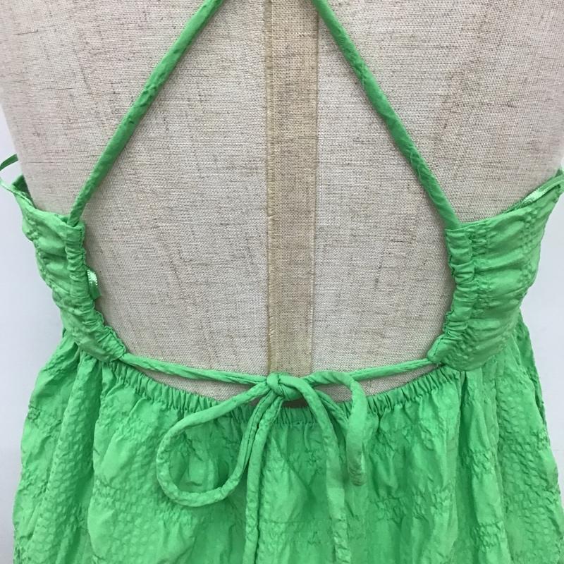 ザラ ZARA ワンピース ロングスカート S 無地 緑 / グリーン /  レディース USED 古着 中古 10104267